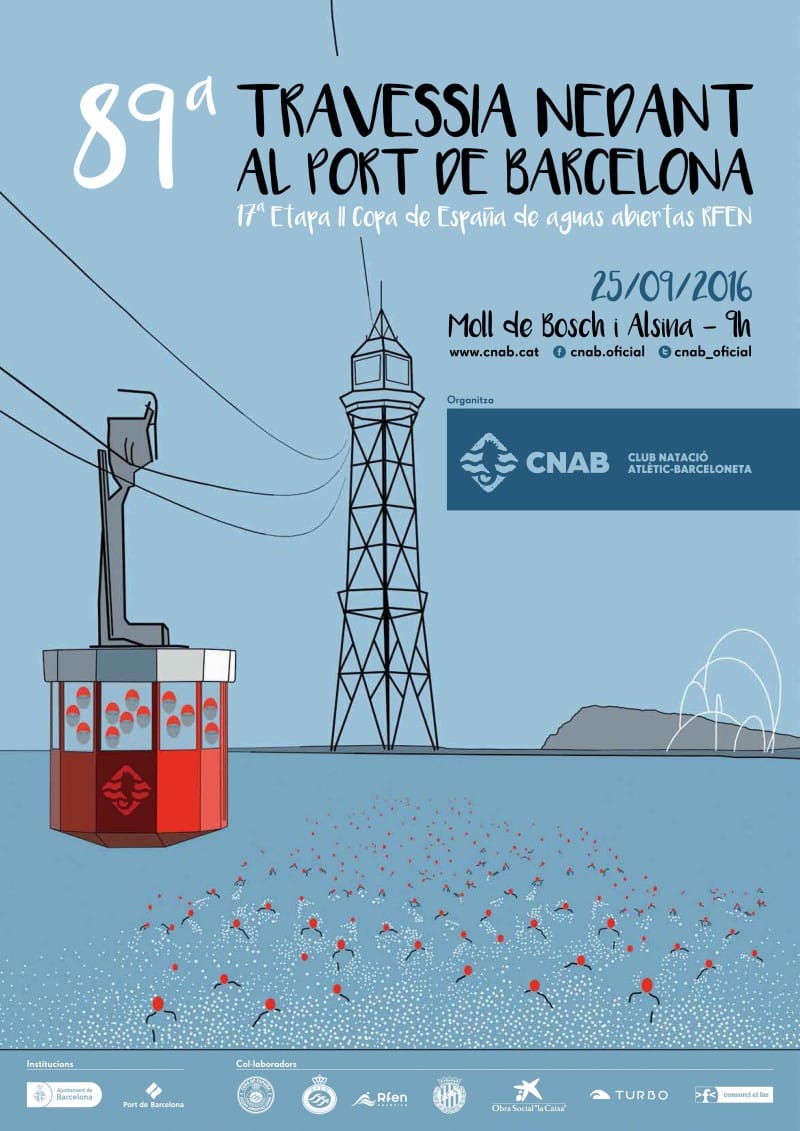 cartell travessia port barcelona 2016