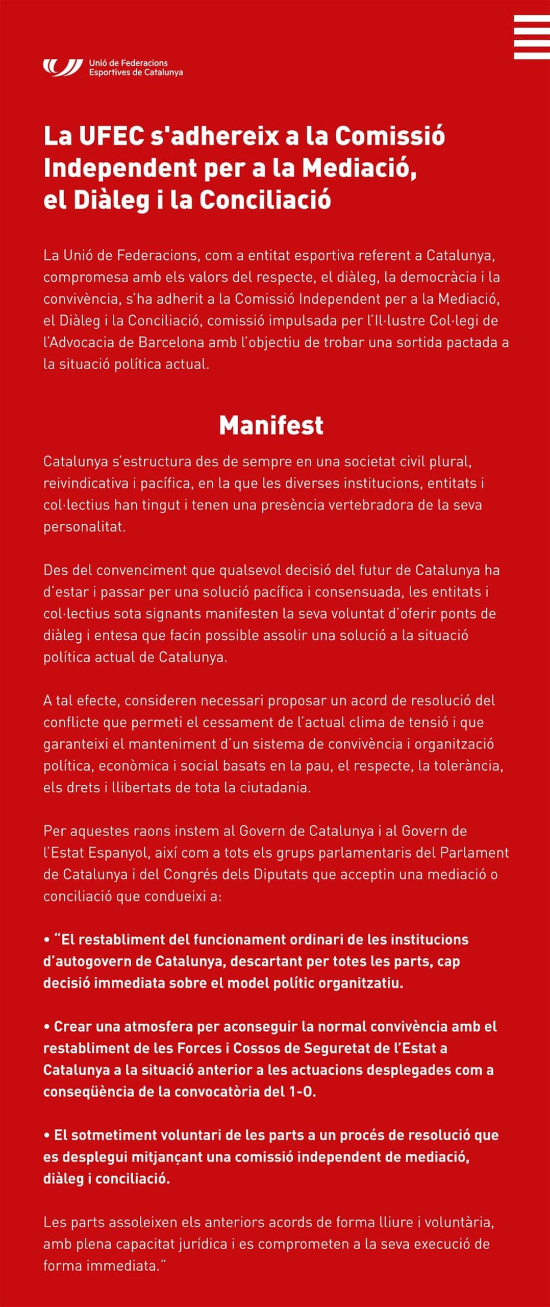 manifest mediació fcn