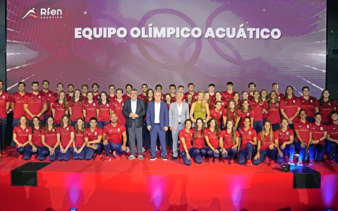 RFEN Aquatics presenta al COE als esportistes olímpics dels JJOO París 2024