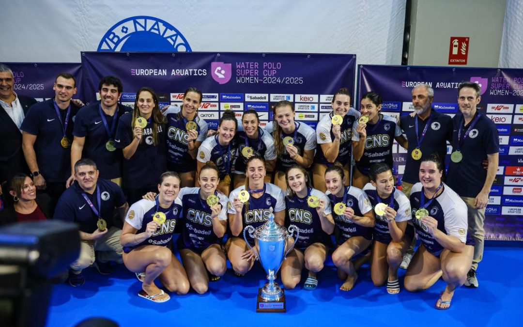 Històrica victòria del Club Natació Sabadell a la Supercopa d’Europa