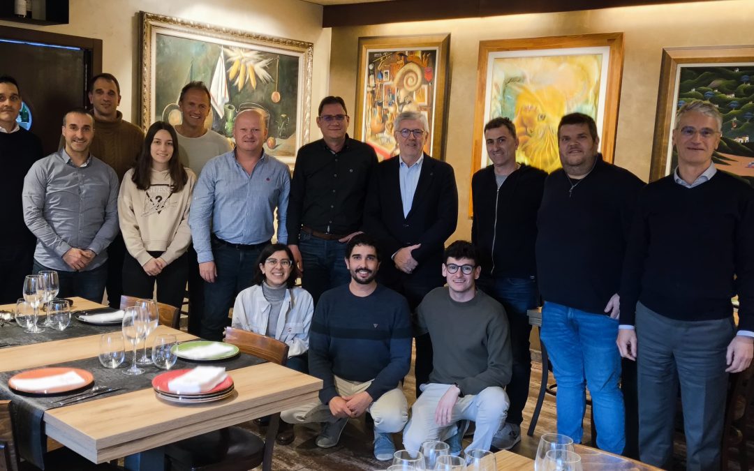 Trobada de la Federació Catalana de Natació amb la delegació de Lleida