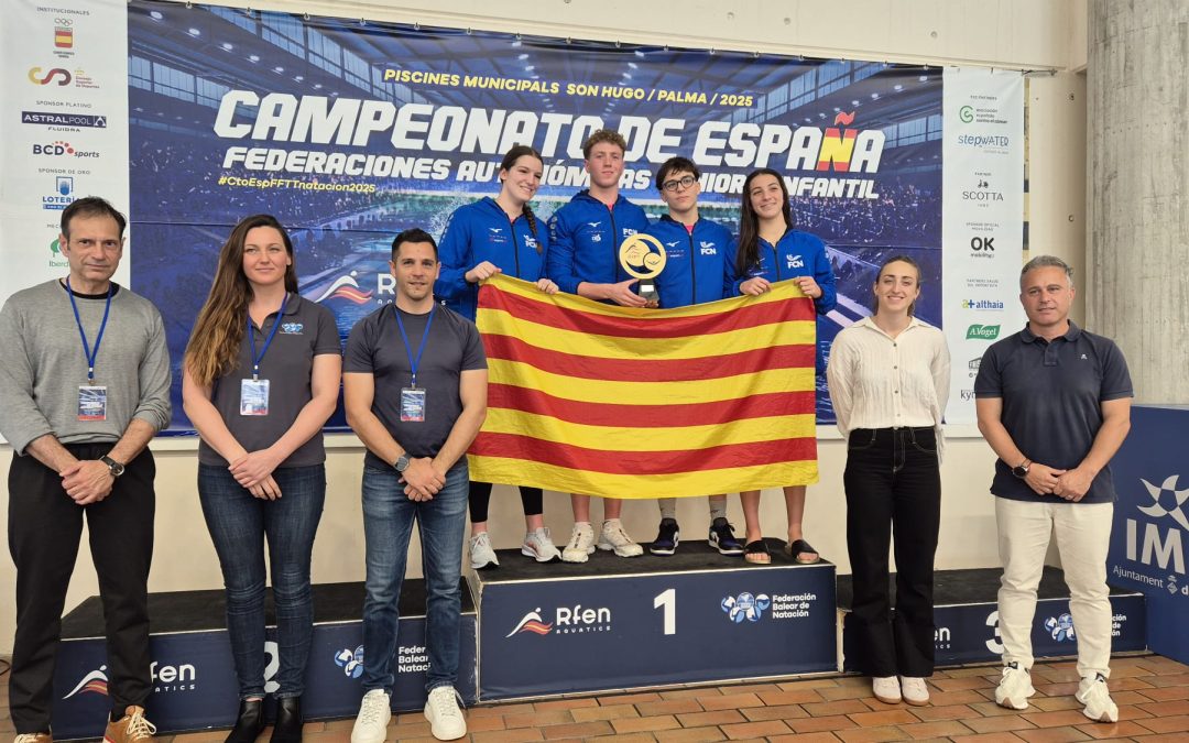 Catalunya, campiona del XIII Campionat d’Espanya de Natació Infantil-Júnior per Federacions Autonòmiques